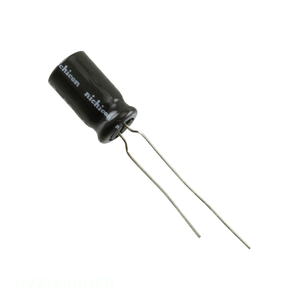 ตัวเก็บประจุแบบ CAP ALUM 100UF 20% 35V RADIAL TH แบบ Through Hole 100 uF UVZ1V101MED - Product Image 1