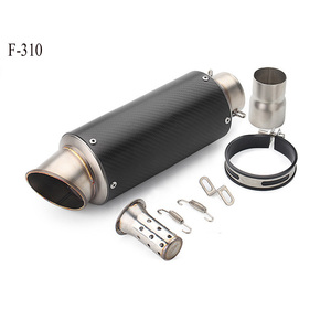 Tuyau d'échappement de moto en Fiber de <span class=keywords><strong>carbone</strong></span> silencieux échapper F800r trk502 gsxr750 msx125 cb650f <span class=keywords><strong>z750</strong></span> z900 z1000 pcx125 tmax 530 - Product Image 6