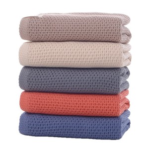 Serviette carrée en coton pour la cuisine |   Chiffon à vaisselle <span class=keywords><strong>et</strong></span> torchon en tissu nid d'abeille absorbant <span class=keywords><strong>et</strong></span> écologique pour éliminer les taches d'huile - Product Image 2