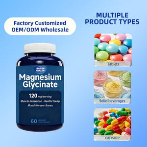 Suplementos de Glicinato de Magnesio 3 en 1 OEM/ODM, Cápsulas y Tabletas de Glicinato de Magnesio de 400 mg y 500 mg - Product Image 4