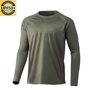 100% Polyester Ice Silk US Size <b>Blank</b> Breathable Upf50+ Mens Women Performance Long Sleeve Fishing Shirt - Product Image 5