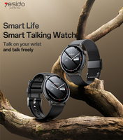 Reloj Inteligente Yesido IO28 con Llamadas HD, Cuerpo de Aleación de Zinc, Detección de Salud y Configuración de Correa Doble