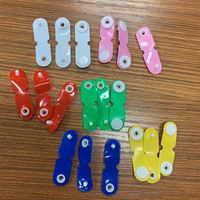 Bracelet de style tendance avec clips à pression faciles, fermoir rapide en plastique étanche pour bracelets d'identification thermiques, usage médical et événementiel