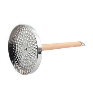 Wooden Rod <b>Circular</b> Base Modern Minimalist Design Stainless Steel Free Standing Toilet Paper Holder Stand - Product Image 6