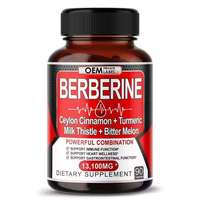 Capsules de Berbérine 13100mg avec Cannelle de Ceylan, Curcuma et Chardon-Marie – Puissance Maximale pour le Soutien Glycémique, Immunitaire et Cardiaque