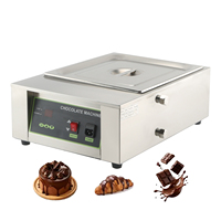 Machine à faire fondre le chocolat en acier inoxydable de 1000 W, pot électrique pour tempérer le chocolat