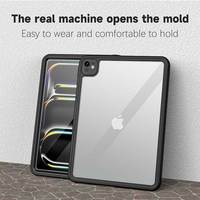 Étui pour iPad Pro 13 pouces 2024 M4, étanche IP68, transparent avec cordon, protection intégrale, anti-poussière pour iPad Pro 2024 13 pouces