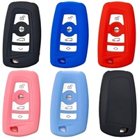 Coque de protection en silicone moulée avec précision pour clé intelligente BMW à 3 boutons, résistante à l'usure et aux rayures