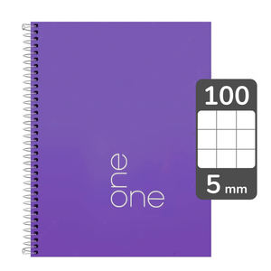 Cuaderno Henry de 100 Hojas con Cuadrícula de 5mm, Espiral Metálica, Tapa Dura, Páginas con Perforaciones para Uso Escolar/Oficina - Product Image 4