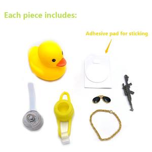 Avertisseur sonore de vélo en forme de petit <span class=keywords><strong>canard</strong></span> jaune mignon, avec lumière de nuit et de vélo rechargeable pour enfants, en caoutchouc, haute luminosité - Product Image 6