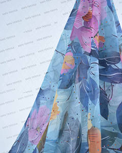Toub Soudanais pour Femme Mariage Persi Japon <span class=keywords><strong>Coton</strong></span> Suisse Personnalisé Imprimé Numérique Floral Tissu <span class=keywords><strong>Voile</strong></span> Original Soudan <span class=keywords><strong>Robe</strong></span> - Product Image 4