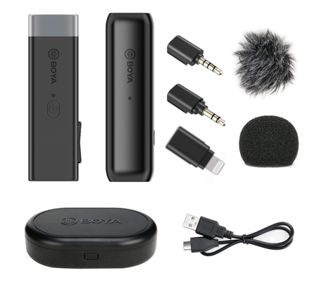 BOYA BY-WM3D Wireless Microphone - Professional Video Recording