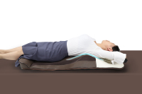 Multifunktionale Ganzkörper-Massagematte mit Zeitsteuerung für Nacken, Rücken und Beine Faltbare Massagematte mit Vibration und Wärme