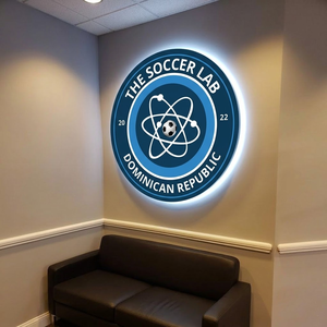 Enseigne <span class=keywords><strong>LED</strong></span> personnalisée pour logo d'entreprise, enseigne lumineuse murale pour devanture de magasin, restaurant - Product Image 4