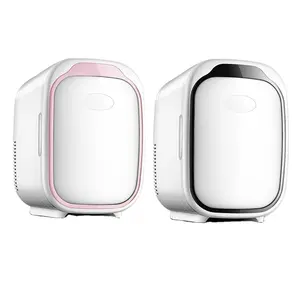 Nevera compacta de doble uso para maquillaje, Mini refrigerador cosmético portátil de gran capacidad, calentador, disponible