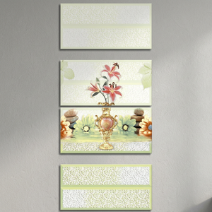 Azulejos de Pared de Cerámica Brillante Vistaar de 300x600 mm, Diseño Floral Brillante de 12x24 Pulgadas para Interiores - Product Image 3