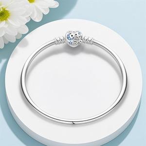 All'ingrosso argento squisito placcato duro per il braccialetto originale farfalla stella luna Design di moda gioielli in rilievo regali zircone principale - Product Image 3