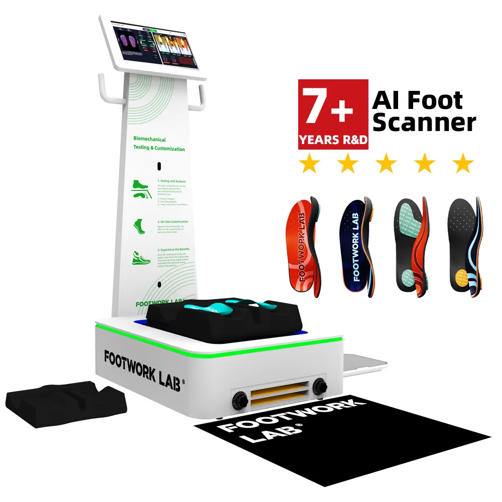 Chất lượng hàng đầu chân vòm hỗ trợ lót chỉnh hình Máy làm đo áp lực 3D chân máy quét