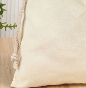 Sacs en toile de coton en gros avec cordon de serrage pour chaussures, sacs cadeaux, sacs à main personnalisés, housses anti-poussière avec impression de logo - Product Image 6