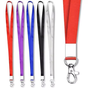 Correa para el cuello para tarjeta de identificación, cordón de poliéster de 1,5 cm con hebilla de metal tipo langosta para uso en la oficina o el trabajo - Product Image 2