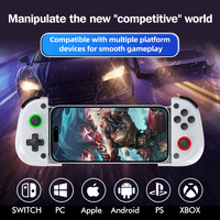 Manette de Jeu Sans Fil X5 MINI BT Extensible avec Gyroscope Six Axes pour Téléphone Android IOS PC PS3 PS4 Switch