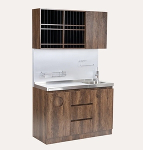 Mobile Lavatesta Professionale da Barbiere Color Oro per Salone di Bellezza - Product Image 3