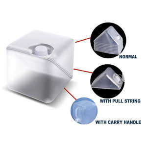 Sac seau souple en plastique en boîte bon marché bon marché bonne étanchéité sans fuite 20l sans poignée jerrycan pliable avec trous - Product Image 5