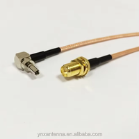 Nouveau câble RG58 RP mâle-femelle RP Bulkhead pour extension d'antenne WiFi Helium, 50 Ohm, Pigtail Jumper mâle