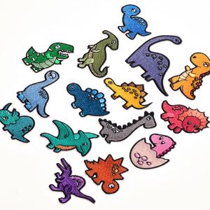 Iron on Embroidery Cute Cartoon Dinosaur Baby Patch for Kid Clothes Decoration - Product Image 2