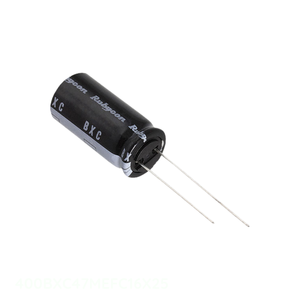 Distribuidor Autorizado 400BXC47MEFC16X25 Condensador de Aluminio de 47 uF 20% 400V RADIAL TH de Montaje a Través de Orificio - Product Image 1