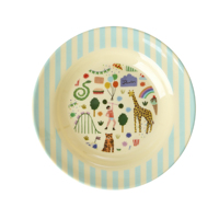Juego de Vajilla de Melamina con Diseño de Animales, Estilo Nórdico, Personalizado, Colorido, Libre de BPA, para Niños - Venta al Por Mayor