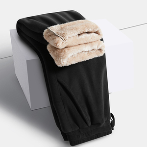 ANSZKTN <span class=keywords><strong>laine</strong></span> de chameau épaisse <span class=keywords><strong>et</strong></span> polaire hiver hommes décontracté femmes sport agneau polaire maison extérieur <span class=keywords><strong>pantalon</strong></span> thermique - Product Image 4