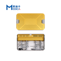 Kit d'instruments pour plaque de verrouillage de reconstruction du système ALPS de 3,2 mm pour implants orthopédiques vétérinaires pour traumatismes osseux