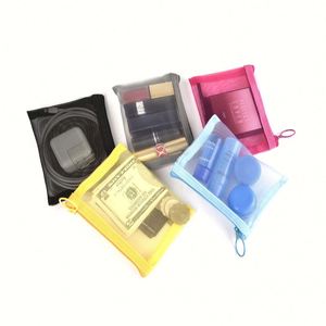 5 Pieces Beauty Makeup Lipstick Cosmetic Accessories Organizer <b>Mini</b> Zipper Mesh Bags Small Travel Kit Storage <b>Pouch</b> - Product Image 3