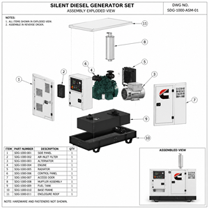 เครื่องกำเนิดไฟฟ้าดีเซลแบบเงียบคุณภาพสูง เสียงเบา 50kva กำลังไฟฟ้าต่อเนื่อง - Product Image 2