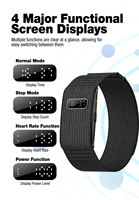 Nuevo Reloj Inteligente con Monitor de Salud, Pantalla LED, Resistente al Agua 1ATM, Android IOS, Logotipo Personalizado, Batería de Larga Duración