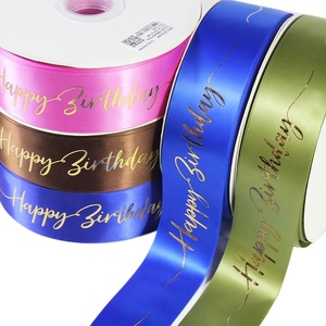 All'ingrosso 100% poliestere personalizzato stampato in oro 25mm nastro di raso stile viso singolo per bozze <span class=keywords><strong>fai</strong></span> <span class=keywords><strong>da</strong></span> <span class=keywords><strong>te</strong></span> fatte a mano - Product Image 6