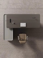 2025 nouveaux bureaux de poste de travail de Table de gestionnaire de meubles modernes bureau de direction en bois de luxe