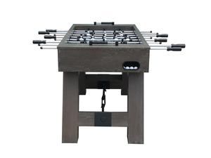 Mesa de Futbolito Profesional de Tamaño Estándar de 5 Pies, Color Gris Hierro, con Barra de Juego de Acero, 4 Balones de Fútbol - Product Image 3