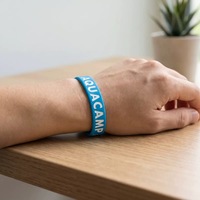 Bracelets en silicone souple écologiques, logo personnalisé imprimé, bracelets promotionnels pour événements, vente en gros d'usine