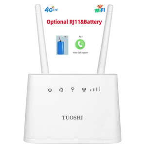 Nigeria Châu Phi SMA Antenna LAN Ethernet RJ11 CPE Mở Khóa Không Dây 300Mbps Di Động <span class=keywords><strong>Wifi</strong></span> Cân Bằng Tải Dual Sim 4G Lte Router - Product Image 1