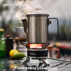 <span class=keywords><strong>Estufa</strong></span> <span class=keywords><strong>de</strong></span> Camping Portátil Plegable <span class=keywords><strong>de</strong></span> Alta Potencia y Resistente al Viento con 3 Quemadores para Senderismo, Picnic y Viajes en Auto - Product Image 1