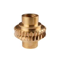 Trục Bánh Vít Đôi Gia Công CNC Chính Xác Bánh Răng Sâu