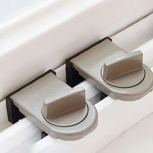 Verrouillage de fenêtre de sécurité pour enfants réglable Verrou de porte de sécurité Push Pull Butée de fenêtre antivol/Limiteur Armoires en fer - Product Image 2