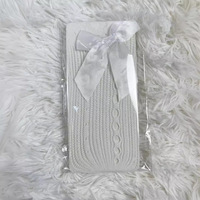 Chaussettes mi-mollet respirantes à volants en dentelle florale ajourée style français, chaussettes à nœud papillon style Lolita pour filles