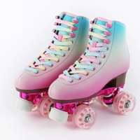 YSMLE Patins à roulettes professionnels à 4 roues en PU, très demandés, pour adultes