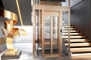 Yeni Modern Ev Hidrolik Silindirli Asansör, Engelli ve Tekerlekli Sandalyeli Kişiler İçin, Konut Merdivenleri İçin Çelik Asansör, Villalar İçin - Product Image 6