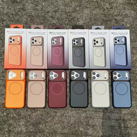 Coques de téléphone magnétiques colorées au design tendance avec emballage en boîte pour iPhone 18 Pro Max, coque écologique pour la série Samsung