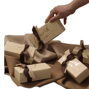 Tùy chỉnh phong cách Châu Âu Kraft Bìa hộp quà tặng sáng tạo kẹo Ví bao bì cho đám cưới đồ trang sức trà hoặc nến sử dụng - Product Image 4