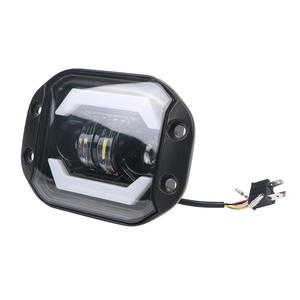 汽车发光二极管聚光灯5英寸齐平安装吉普卡车越野4X4越野车6000K 12V DRL发光二极管前灯驾驶工作灯 - Product Image 1